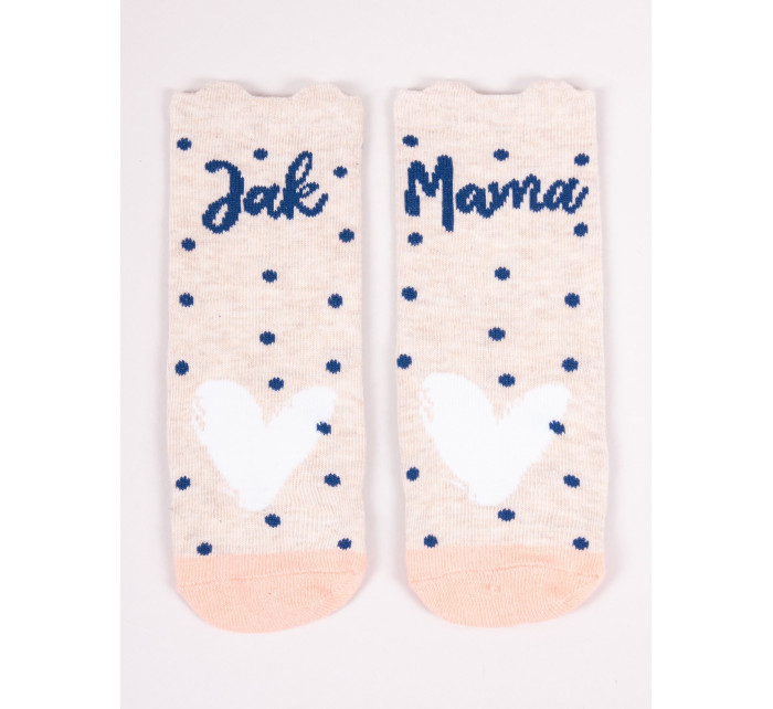 Yoclub Dívčí bavlněné ponožky 6-pack SKA-0108G-AA0B Vícebarevné