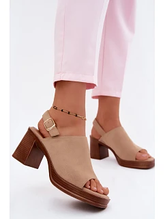 Sandály na podpatku  model 227915 Step in style