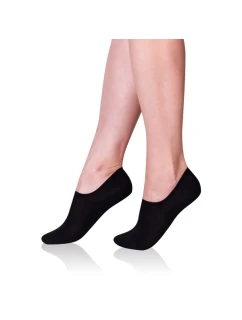 Dámské ponožky invisible BAMBUS SNEAKER SOCKS - BELLINDA - černá