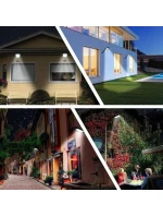 POULIČNÍ LAMPA SOLÁRNÍ LUCERNA 120LED + DÁLKOVÉ OVLÁDÁNÍ POHYBOVÝ A SOUMRAKOVÝ SENZOR