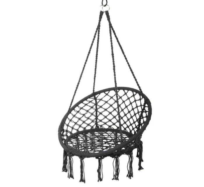 Závěsné sedadlo DRAGON HAMMOCK 80x60 cm tmavě šedé barvy