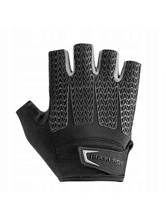 Rockbros S169BGR M cyklistické rukavice s gelovými polštářky - šedé