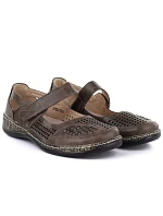 Dámská prolamovaná obuv na suchý zip fango Unisoft 7026