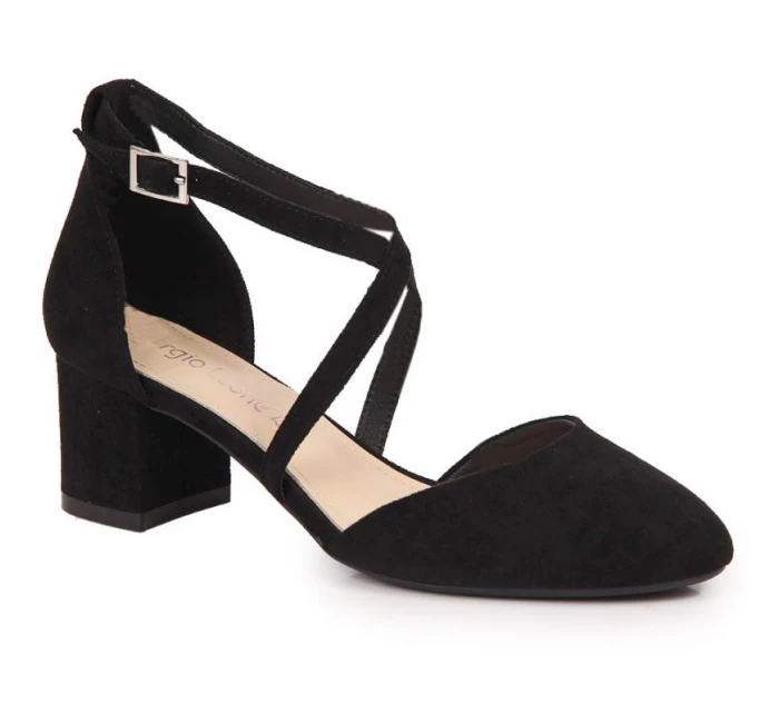 Sergio Leone W SK365A černé páskové sandály