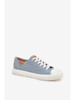 Dámské Textilní Tenisky Big Star model 21693106 Modré - Big Star Shoes Dámské Textilní Tenisky Big Star model 21693106 Modré - Big Star Shoes