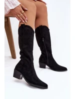 Kozačky Kovbojky Dámské Černé model 21821849 - Boto Kozačky Kovbojky Dámské Černé model 21821849 - Boto