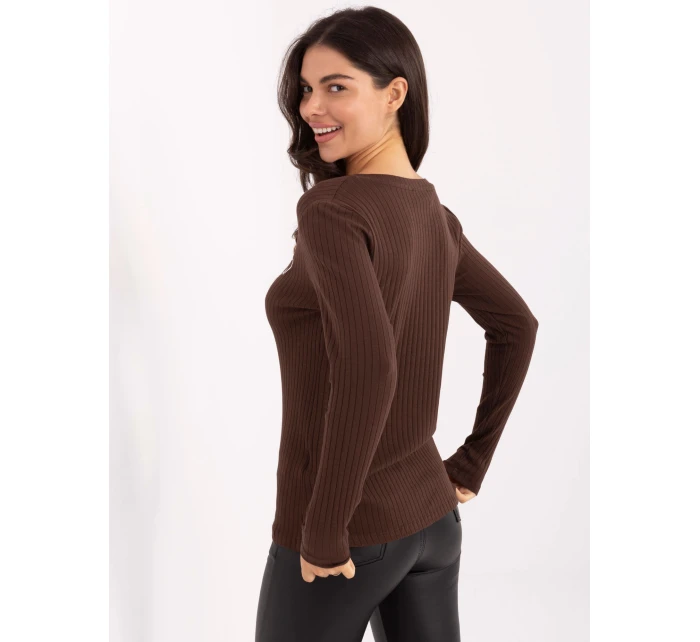 Halenka RV BZ A1055.29P tmavě hnědá Halenka RV BZ A1055.29P tmavě hnědá