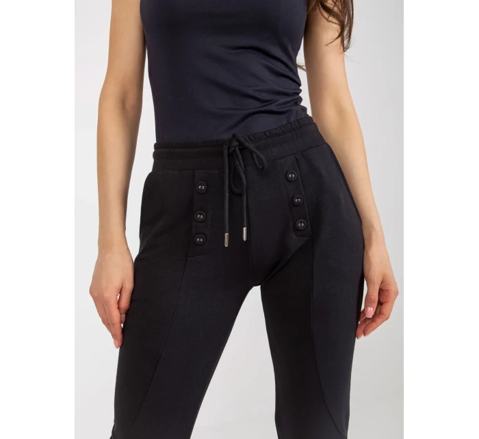 Spodnie dresowe RV DR model 18484287 czarny - FPrice Spodnie dresowe RV DR model 18484287 czarny - FPrice