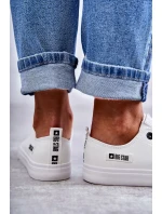 Dámské nízké kožené tenisky Big Star model 19974656 Bílé - Big Star Shoes Dámské nízké kožené tenisky Big Star model 19974656 Bílé - Big Star Shoes