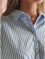 Dámská dlouhá oversize košile BLUSENA FashionStreet DY0456 v jedné velikosti