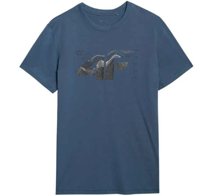 Pánské tričko 4F M2359 sea green 4FWAW25TTSHM2359 46S pánské