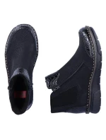 Pohodlné zateplené boty na zip Rieker W RKR555 Pohodlné zateplené boty na zip Rieker W RKR555