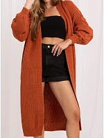 Dámský svetr LO SW LK 3001 kardigan.82P tmavě oranžový