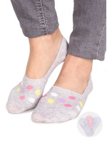 Yoclub Bavlněné dívčí ponožky 3-pack SKB-0092G-AA00 Vícebarevné
