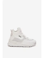 Dámská sportovní obuv na platformě Big Star – bílá Dámská sportovní obuv na platformě Big Star – bílá