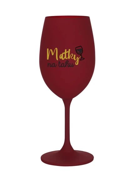 MATKY NA TAHU - bordó sklenice na víno 350 ml MATKY NA TAHU - bordó sklenice na víno 350 ml