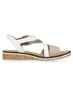 Pohodlné kombinované sandály Rieker W RKR678