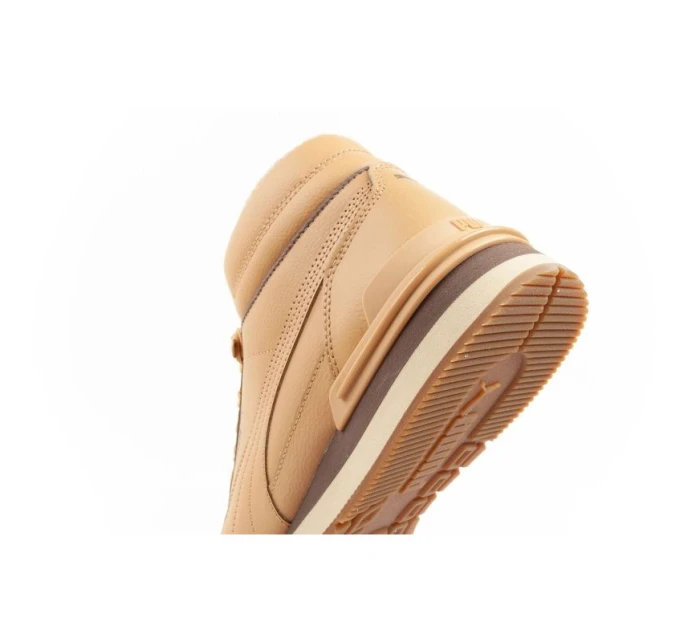 Puma ST Runner v4 Mid sportovní obuv pánské kotníkové tenisky hnědé barvy Puma ST Runner v4 Mid sportovní obuv pánské kotníkové tenisky hnědé barvy