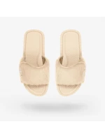 Cubota žabky na suchý zip s kožešinou béžové K24AW-100-001-03-1 Cubota žabky na suchý zip s kožešinou béžové K24AW-100-001-03-1