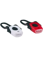 SADA PŘEDNÍCH A ZADNÍCH SILIKONOVÝCH SVĚTEL PRO JÍZDNÍ KOLA DUNLOP PRO