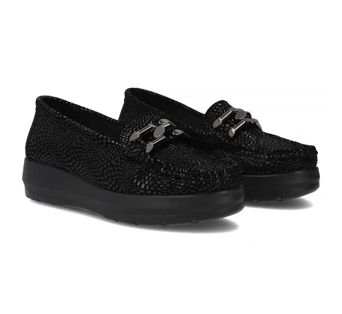 Skórzane damskie na czarne Filippo model 22087071 - Hikvision