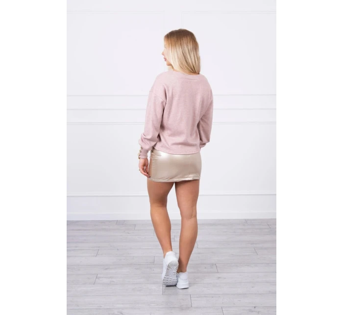 Sukně s ozdobnými model 21752974 béžová - K-Fashion