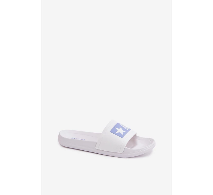 Dámské pantofle Big Star TT274A002 Bílomodré Dámské pantofle Big Star TT274A002 Bílomodré