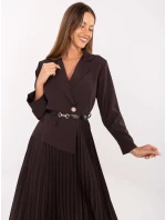 Šaty IT SK 21599.80 tmavě hnědé Šaty IT SK 21599.80 tmavě hnědé
