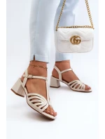 Dámské sandály na vysokém podpatku Sergio Leone Pearl Dámské sandály na vysokém podpatku Sergio Leone Pearl