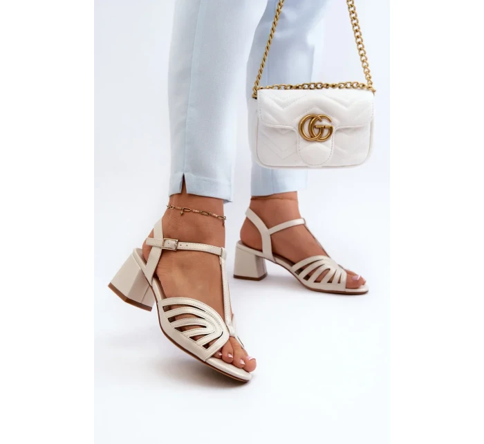 Dámské sandály na vysokém podpatku Sergio Leone Pearl Dámské sandály na vysokém podpatku Sergio Leone Pearl