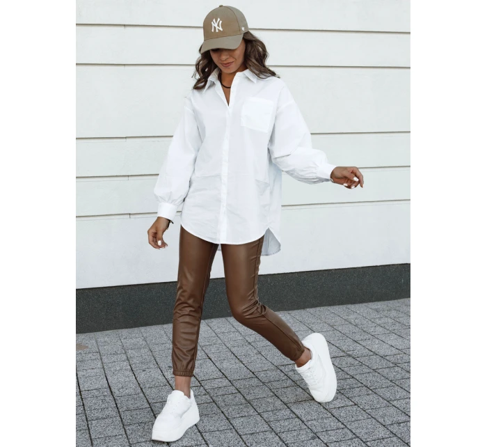 Dámské voskované kalhoty BRIAL camel FashionStreet UY2151