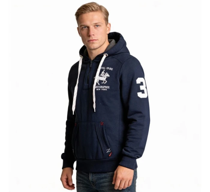 Geographical Norway Folton EO 100 M WW4783H/GNO-Navy mikina