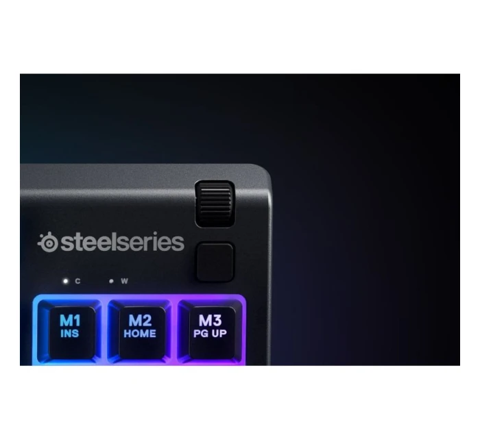 SteelSeries Apex 3 Bezklávesová herní klávesnice RGB LED světlo Americké drátové spínače Whisper-Quiet SteelSeries Apex 3 Bezklávesová herní klávesnice RGB LED světlo Americké drátové spínače Whisper-Quiet