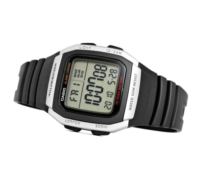 Pánské hodinky CASIO W-96H-1AVDF + krabice Pánské hodinky CASIO W-96H-1AVDF + krabice