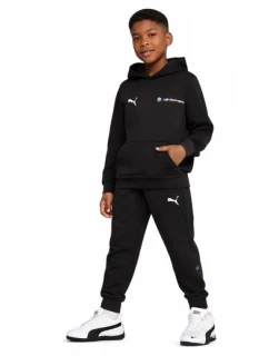 Dětská sportovní mikina s klokankou Puma BMW MMS černá