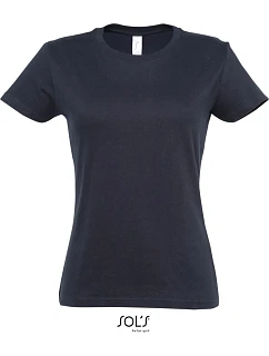 SOL'S Imperial Women Dámské tričko z těžké bavlny 25.1502 navy