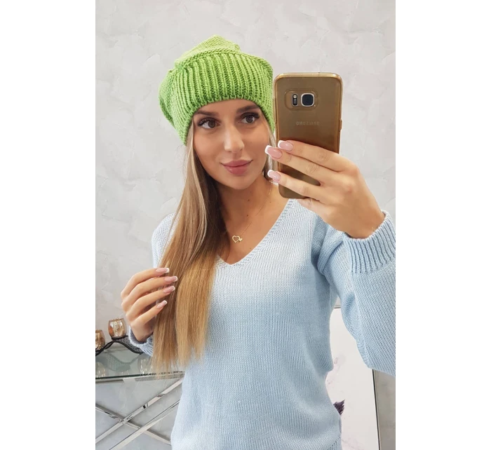 Dámská čepice Ingrid K371 pistácie Dámská čepice Ingrid K371 pistácie