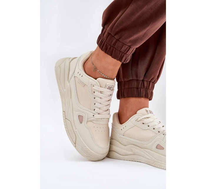 Dámské sneakersy Big Star NN274668 Béžové Dámské sneakersy Big Star NN274668 Béžové