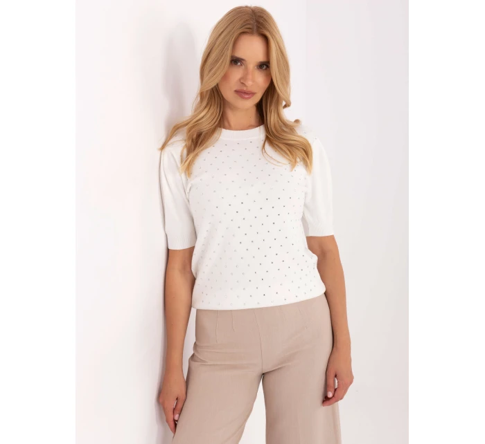 Sweter PM SW PM model 21308071 ecru - FPrice Sweter PM SW PM model 21308071 ecru - FPrice