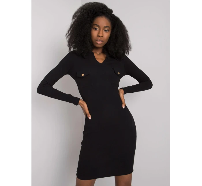 Šaty RV SK 7435.38 černá Šaty RV SK 7435.38 černá