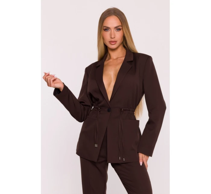 Blejzr se v pase hnědý model 21295960 - Moe Blejzr se v pase hnědý model 21295960 - Moe