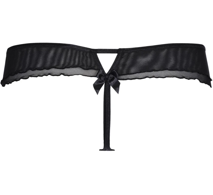 Tanga Plus Size V-8708 černá - Axami