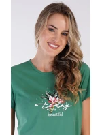 Dámské pyžamo šortky model 19903034 - Vienetta Dámské pyžamo šortky model 19903034 - Vienetta