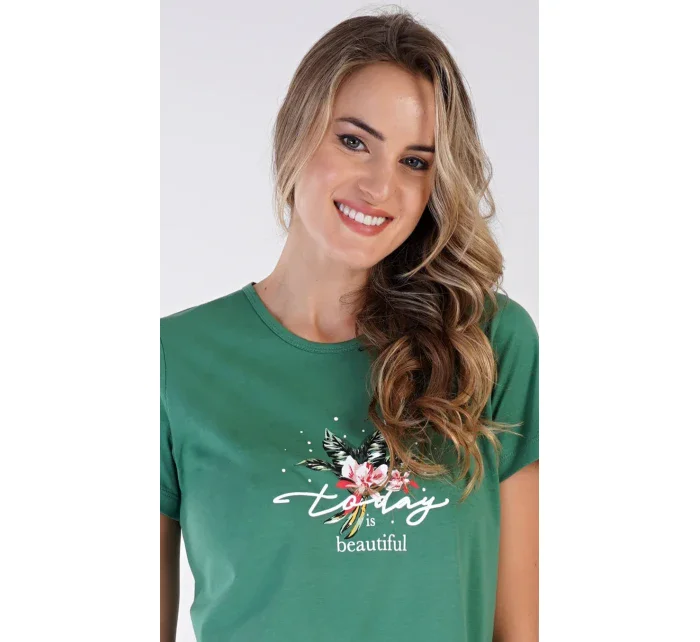 Dámské pyžamo šortky model 19903034 - Vienetta Dámské pyžamo šortky model 19903034 - Vienetta