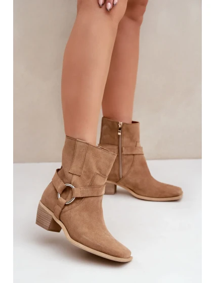 Boty na podpatku model 203875 Step in style Boty na podpatku model 203875 Step in style