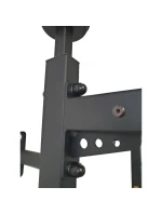 ROZKLÁDACÍ DŘEVĚNO-KOVOVÝ GYMNASTICKÝ ŽEBŘÍK S KOVOVOU HRAZDOU V DUBOVÉ LAVICI 511