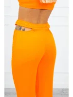 Sada s blůzou nahoře oranžová neonová Sada s blůzou nahoře oranžová neonová