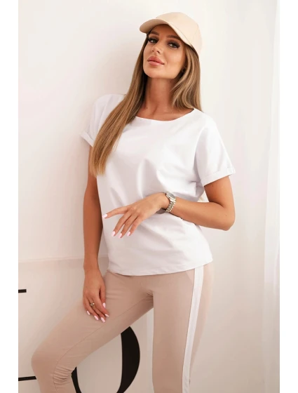 model 21770434 komplet halenka + kalhoty světle růžová - K-Fashion model 21770434 komplet halenka + kalhoty světle růžová - K-Fashion