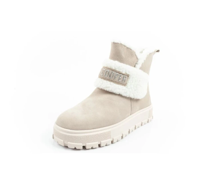Dámské zimní kotníkové boty LCJ-25-01-3739L Béžová s ecru - Lee Cooper Dámské zimní kotníkové boty LCJ-25-01-3739L Béžová s ecru - Lee Cooper