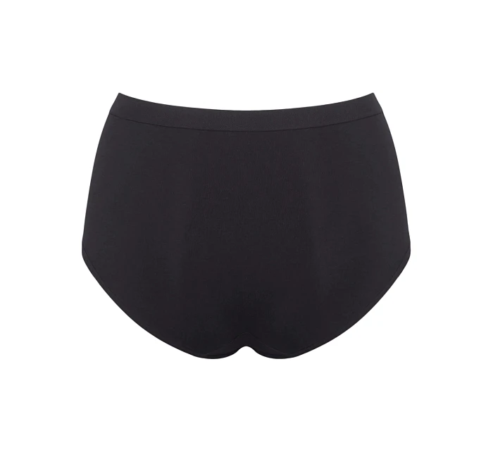 Dámské kalhotky GO Sense Highwaist 2P - BLACK - černé 0004 - SLOGGI Dámské kalhotky GO Sense Highwaist 2P - BLACK - černé 0004 - SLOGGI